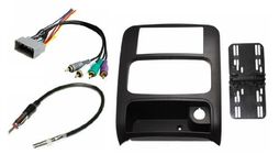 Double Din Dash Kit Aftermrket Radio Install Compatible with Jeep Liberty 2003-2007 with Premium Infiniti Sound Systems