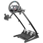 Steering Wheel Stand Foldable fit Foldable Racing Wheel Stand with Adjustable Height Angle for Logitech G29/G920/G923, for Thrustmaster T248/T300/Ferrari 458/T150/T80, (STAND ONLY)