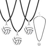 Yunlly 12 Pcs Volleyball Charm Neck