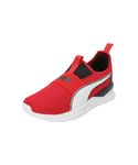 Puma Unisex-Kid Hobbes Junior for All Time Red-Black-White Sneaker - 4 UK (39187204)