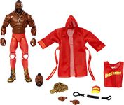 WWE Ultimate Edition Mr. T Action Figure, 6-inch Collectible with Extra Heads, Swappable Hands & Wrestlemania Entrance Robe for Ages 8 Years Old & Up