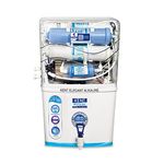 KENT Elegant Alkaline RO Water Purifier | 4 Years Free Service | ISI Marked | Multiple Purification Process | RO + UV + UF + Alkaline + TDS Control + UV LED Tank | 8L Tank | 15 LPH Flow | White