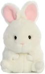 Aurora Bunbun Bunny Rolly Pet 5 Inch - Stuffed Animal By Aurora Plush (08820), White