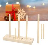 Bow Maker for Ribbon for Wreaths, Bow Maker Ribbon Bow Maker for Ribbon Wooden Multi Size Adjustable with Wooden Board Sticks for Making Bows DIY Crafts Party Decorations