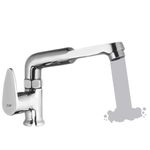 Zap Brezza Swan Neck/Brass/Chrome Finish and Swivel Spout (20x3 Inch)