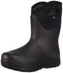 BOGS Womens Neo-Classic Mid Boot, Black, 9