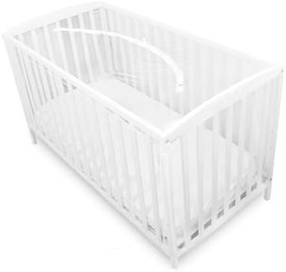 Trois Kilos Sept - Moustiquaire à Zip lit et nacelle bébé - Filet Anti Moustiques Tigres, Insectes - Tissage Fin - Laisse Passer l'air - Lavable en Machine 30° - Compatible avec lit de 60x120cm