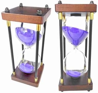 Aprendizaje Juego 30 Minutos De Reloj De Arena Hogar Decoración Temporizador De Reloj De Arena Adorno De Oficina Reloj Temporizador De Arena 30 Min Temporizador De Cocina Púrpura