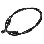 Brake Oil Hose, 4 Colors 50cm - 200cm Brake Oil Hose Motorcycle Brake Hose Line Motorbike Braided Oil Hose Brake Clutch Oil Hoses Pipe for Dirt Bike, Enduro, Motocross(900mm-Black)