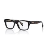 Shisen Fox GAZO Versatile Vintage Frames for eyeglasses | Stylish eyewear Crafted from Italian Acetate material | 52 MEDIUM Unisex Spectacle Eye frame with Demo lenses (Dark Havana)