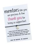 Gift for mentor | Mentor gift | Mentor wish string bracelet | Thank you mentor