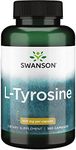 Swanson, L-Tyrosine, 500mg, 100 Capsules, High Dose, Soy Free, Gluten Free, Non-GMO