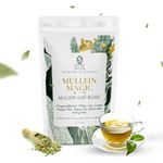 SOL - Reinvent & Restore Mullein Tea For Lungs Detox (75 G) With Licorice,Ginger,Clove|Clears Mucus & Tar,Throat Relief & Improves Respiratory Health|Rich In Antioxidants & Vitamin C|Loose Leaf