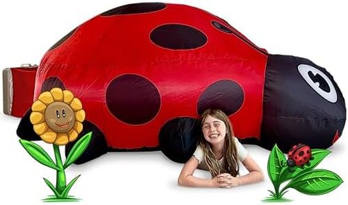 AirFort Inflatable Fort for Kids, Builds in 30 Sec, Play Tent Age 3+ (Ladybug)