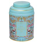 New English Teas Song Thrush & Berries Tea Caddy in Mint Green with 240 English Breakfast Teabags