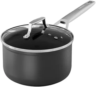 MSMK 2.5 Quart Sauce Pan with lid, Stay-Cool Handle, Burnt also Nonstick, Scratch-resistant, Induction Cooking Pot