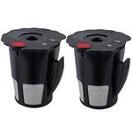 Podoy K Cup 2.0 Reusable Coffee Filter 119367 2.0 Model Black Small Coffee Filter K200 K250 K300 K350 K400 K450 K460 K475 K460 K500 K550 K560 K575(Pack of 2)