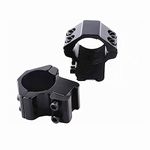 HWZ 1"/30mm Dovetail Scope Mount Rings Medium Profile for 11mm/20mm Dovetail Picatinny Weaver (2 Pieces) (30mm,11mm,Low)