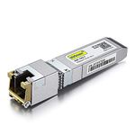 1.25/2.5/5/10G-T SFP+ Transceiver, 10G T, 10G Copper, RJ-45 SFP+ CAT.6a, up to 30 Meters, Compatible with Cisco SFP-10G-T-S, Ubiquiti UF-RJ45-10G, Netgear, D-Link, TP-Link, and More