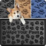 ubdyo Extra Durable Door Mat - 30'’x17'’- Anti Slip Rubber Backing Front Door Mat - Perfect Size with Wide Use - Extra Durable Design with Rubber Border - Absorbing Material - Traps Dirt and Moisture