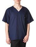 Carhartt Men's Ripstop Men's Utility Scrub Top, Navy, Large