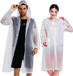 COOY Rain Coats (2 Pack) - Reusable