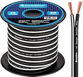 InstallGear 14 Gauge AWG 30ft Speaker Wire Cable - Black (Great Use for Car Speakers Stereos, Home Theater Speakers, Surround Sound, Radio)