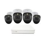 Swann AdvancedX 5MP Series / 8ch White NVR / 1TB / 4X ADVX5MPB 5MP Spotlight Bullet IP Cameras