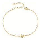 Lemon Grass Dainty Evil Eye Bracelet Sterling Silver Gold Bracelets