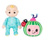 CoComelon JJ and Melon Plush Stuffed Animal Toys, 2 Pack - 8" Plush - for Ages 18 Months and up