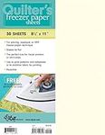 Quilter's Freezer Paper Sheets: 30 