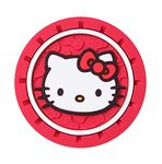 Plasticolor 000677R01 Hello Kitty Bow Auto Car Truck SUV Cup Holder Coaster 2-Pack