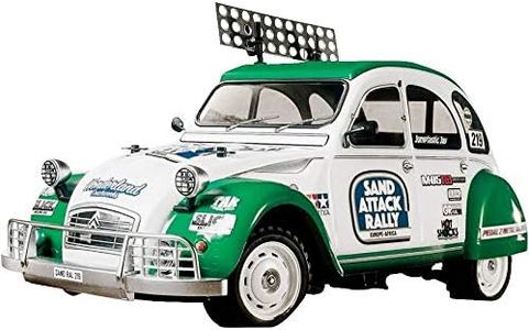 TAMIYA Citroen 58670 1:10 RC 2CV Rally (M-05Ra), Remote Controlled Car/Vehicle, Model Building, Hobby Assembly, White