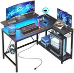Bestier Gaming Desk with Power Outl