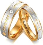 4EAELove Customize Gold Couple Ring