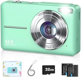 Digital Camera, FHD 1080P Kids Camera, Compact Point and Shoot Camera with 32GB Card for Boys Girls