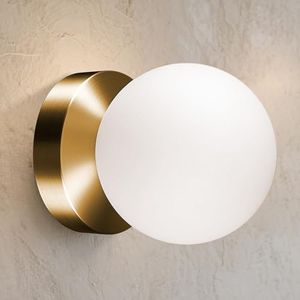 JDCQKHA Battery Operated Wall Sconce, Dimmable Wireless Gold Wall Lamp with 5200mAh Rechargeable Battery, Portables Cordless Wall Light Fixtures for Painting Living Room Bedroom Bathroom Hallway Decor