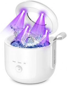 Retainer Cleaner Machine 48kHz, Portable Dental Ultrasonic Retainer Cleaner