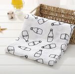 Milk Muslin Swaddle Blanket 47"x47" organic Blanket Baby Shower Gift Brand New