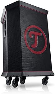 Teufel ROCKSTER - Großer Bluetooth Lautsprecher - Mobiles Event Sound System mit Rollen, 450 W, mit Langer Akkulaufzeit, 2-Kanal DJ-Mischpult, Powerbank-Funktion, Robust Party Speaker