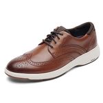 Rockport Men's Noah Wingtip Oxford, New Brown, 8