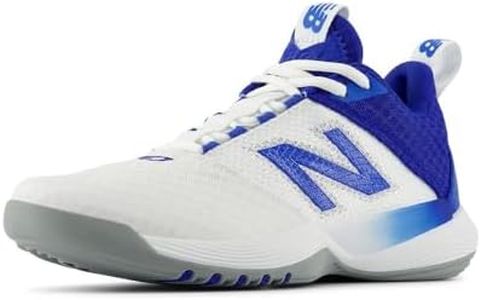 New Balance Women's FuelCell Vb-01 V1 Volleyball Shoe, White/Team Royal, 9