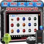 Autel Scanner MaxiSys MS906, 2023 Newest Automotive Scan Tool with Bi-Directional Control, Key Fob Programming, ECU Coding, 36+ Service, Oil Reset, ABS, SRS, Advanced Version of MaxiDAS DS708 DS808