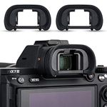 2 Pack JJC Silicone Eyecup Eyepiece Cup Eyeshade Viewfinder Protector for Sony Alpha a9, a7 & a7 Mark III II, a7R & a7R Mark III II, a7S Mark II, a58 a99II, Replaces Sony FDA-EP18 FDA-EP16 FDA-EP15