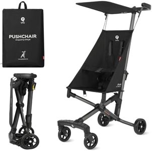 Qpaly Ultra-Light Travel Baby Stroller Compact & Lightweight, Small Folding Stroller,Carry-On Approved, Fits Airplane Overhead Lockers, Includes Carry Bag for Kids Aged 6-36 Months ant Families on The Go
