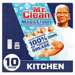 Mr. Clean Magic Eraser Kitchen and Oven Cleaner with Dawn, Cleaning Pads with Durafoam, 10 Count