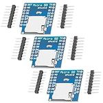 AZDelivery 5 x D1 Mini Micro SD TF Card Adapter Reader Module 8 Pin 3.3V SPI Interface Driver Module with Chip and Onboard Ultra-Low Dropout Regulator, Compatible with Arduino