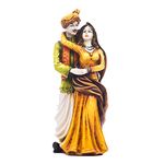 eCraftIndia Handicraft Showpiece Home Decor Rajasthani Man and Women Statue Decorative Gift