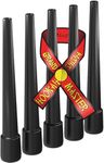 BudPro BLACK LINE Hookah Tips - Hookah Hose Tips Mouthpiece Disposable Black - 50 Extra Long lollipop hookah mouth tips plastic 94mm/3.75"