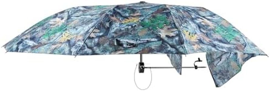 skiguard Hunting Tree Stand Umbrella: Weather-Resistant 57" Wide Camo Hunting Treestand Umbrella, Portable & Durable Shelter, Hunting Umbrella for Tree Stand, Hunting Gear and Accessories